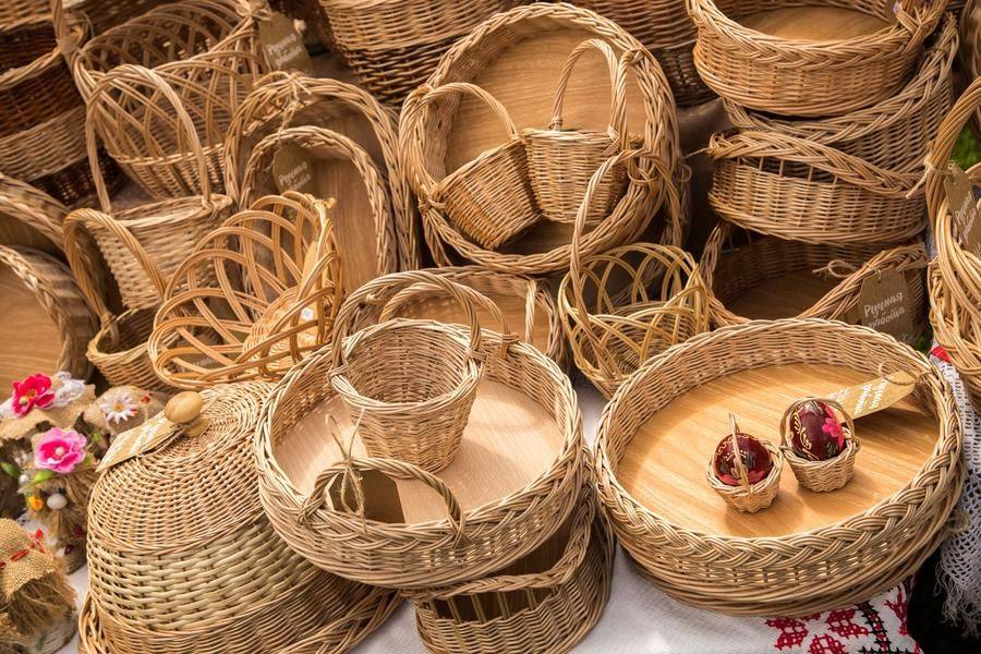 Корзинки из лозы экологичны, долговечны и легки в уходе