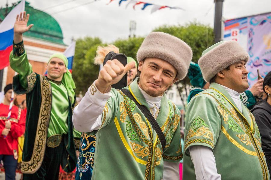 Приехавшие из Казахстана рады быть частью масштабного события