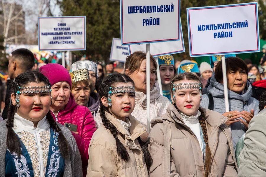 На праздник съехались представители нескольких районов Омской области