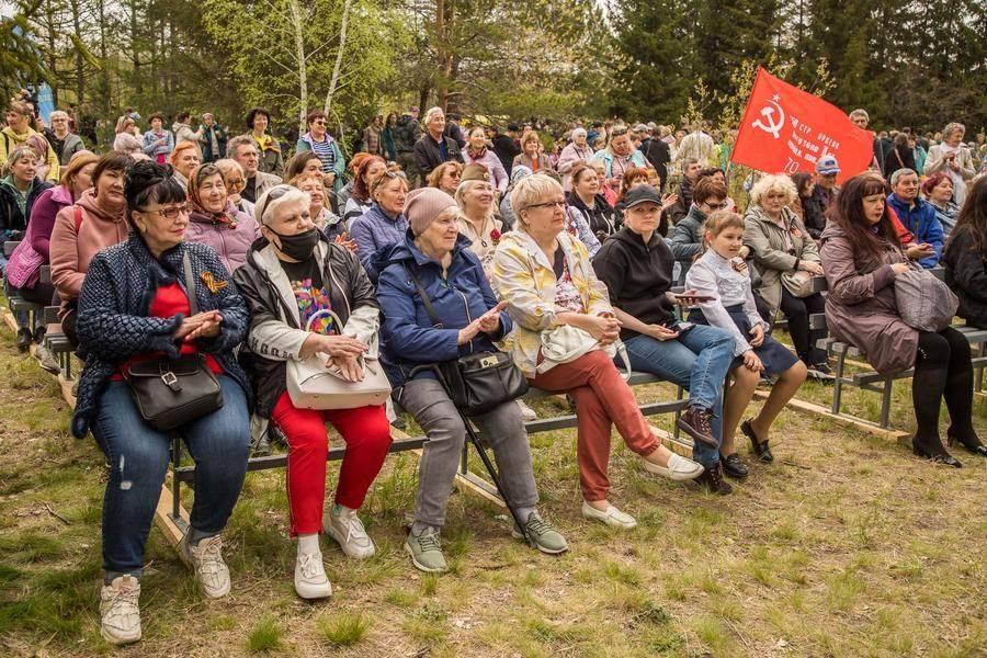 Зал под открытым небом не пустует