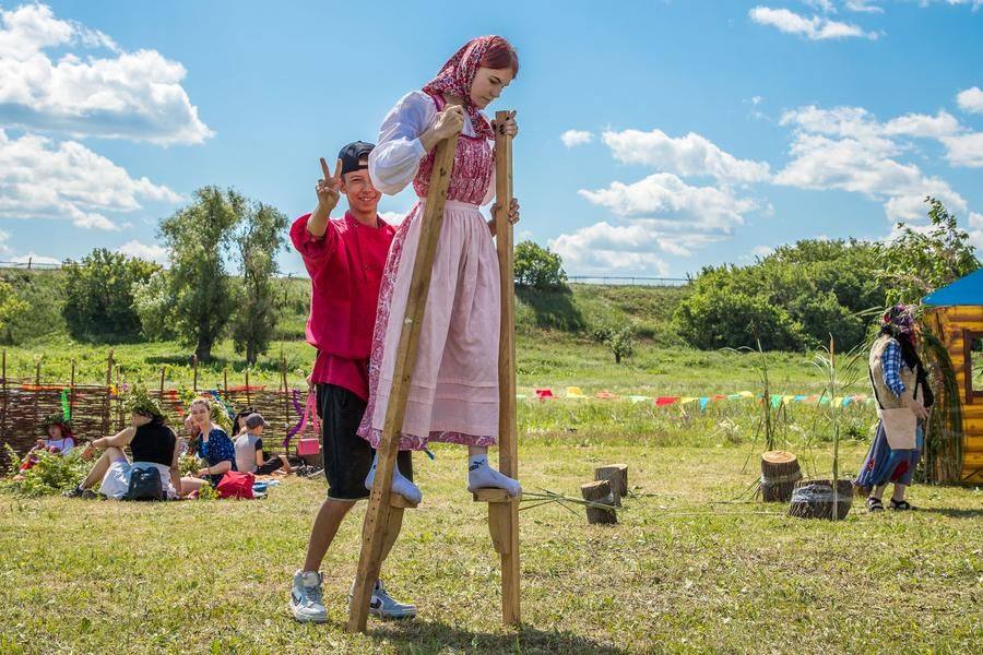 Старинные народные забавы доступны всем желающим