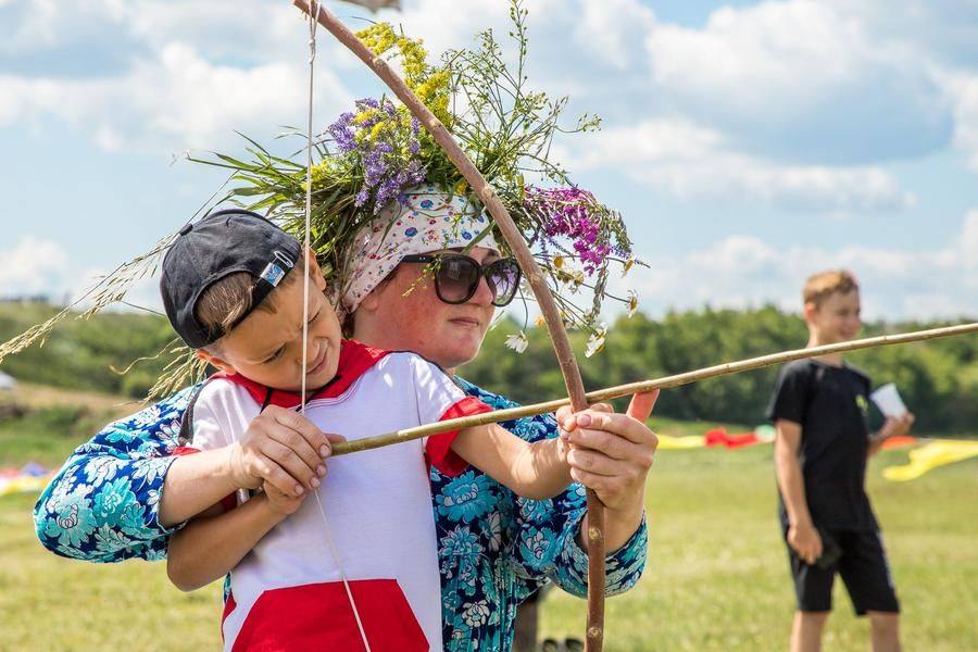 На этой станции можно пострелять из лука